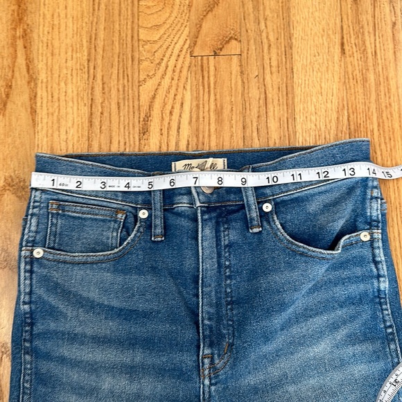 Madewell 10" High-Rise Skinny Crop Jeans in Sheffield Wash Size 28 - Picture 11 of 12
